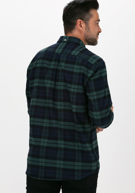 Donkerblauwe FORÉT Casual overhemd HORNET SHIRT - large