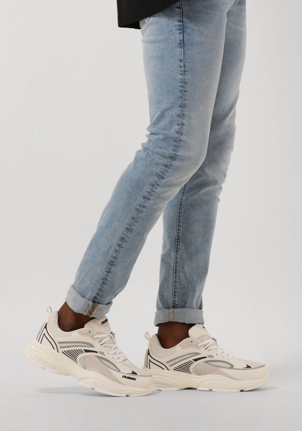 Witte NUBIKK Lage sneakers COMET RUNNER MEN - large