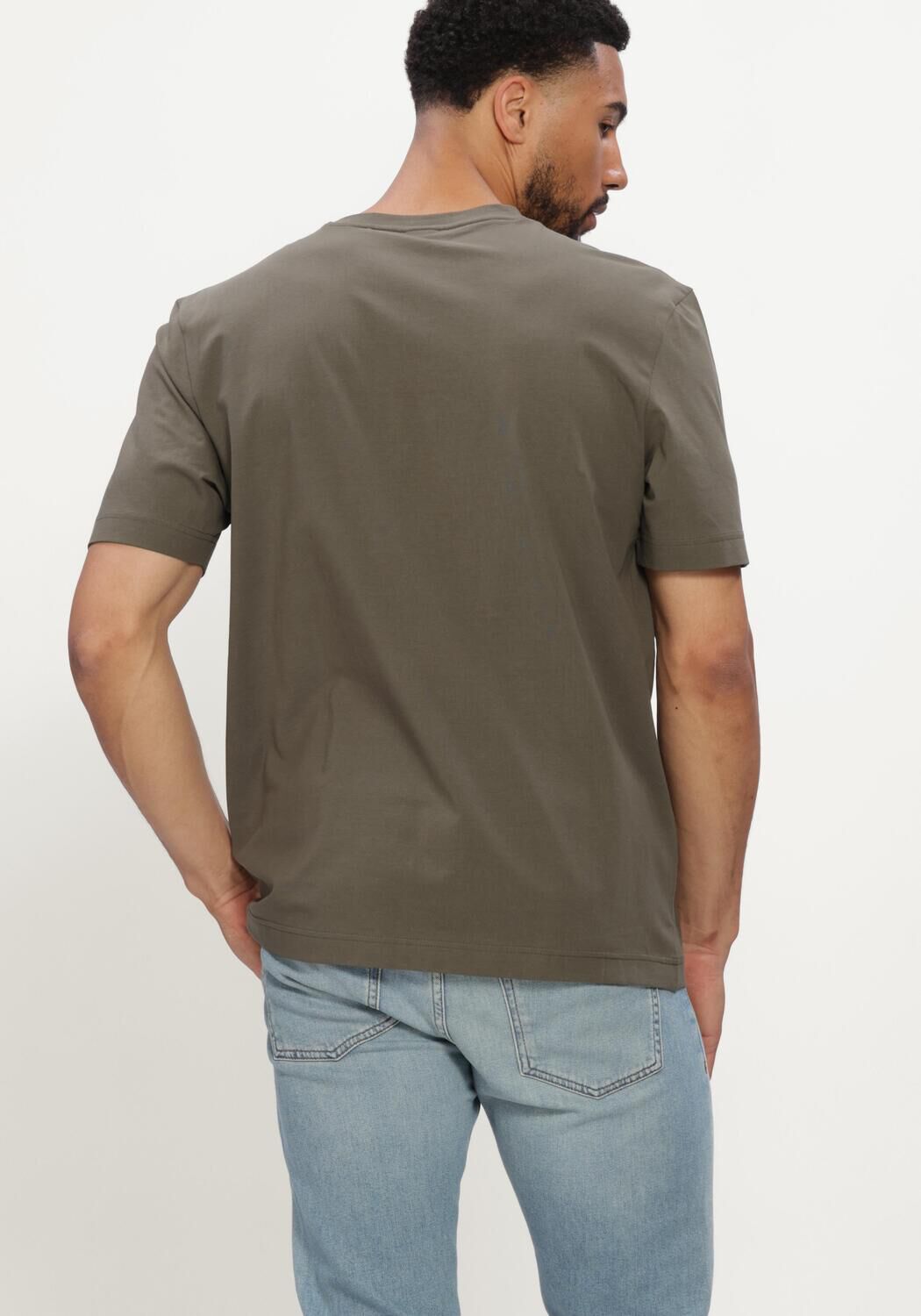 Khaki BOSS ORANGE T-shirt TCHUP 10242929 01 - large