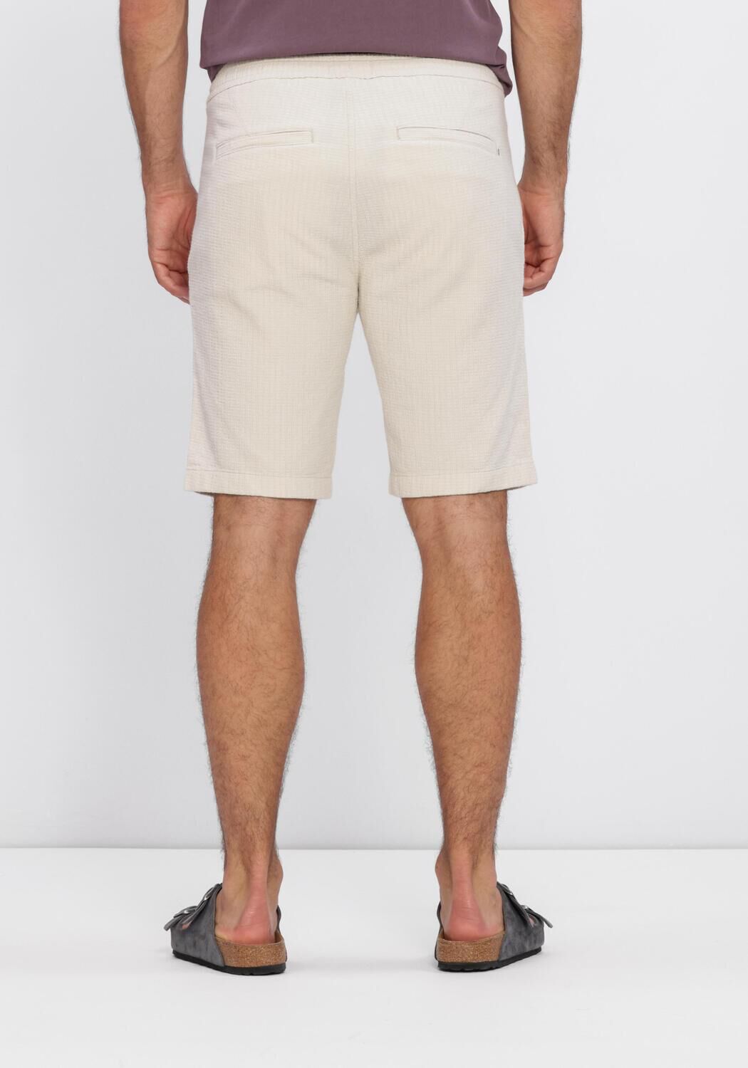 Beige CAST IRON Korte broek CHINO SHORTS STRUCTURE - large