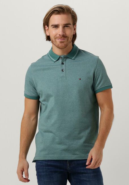 Groene TOMMY HILFIGER Polo PRETWIST MOULINE TIPPED POLO - large
