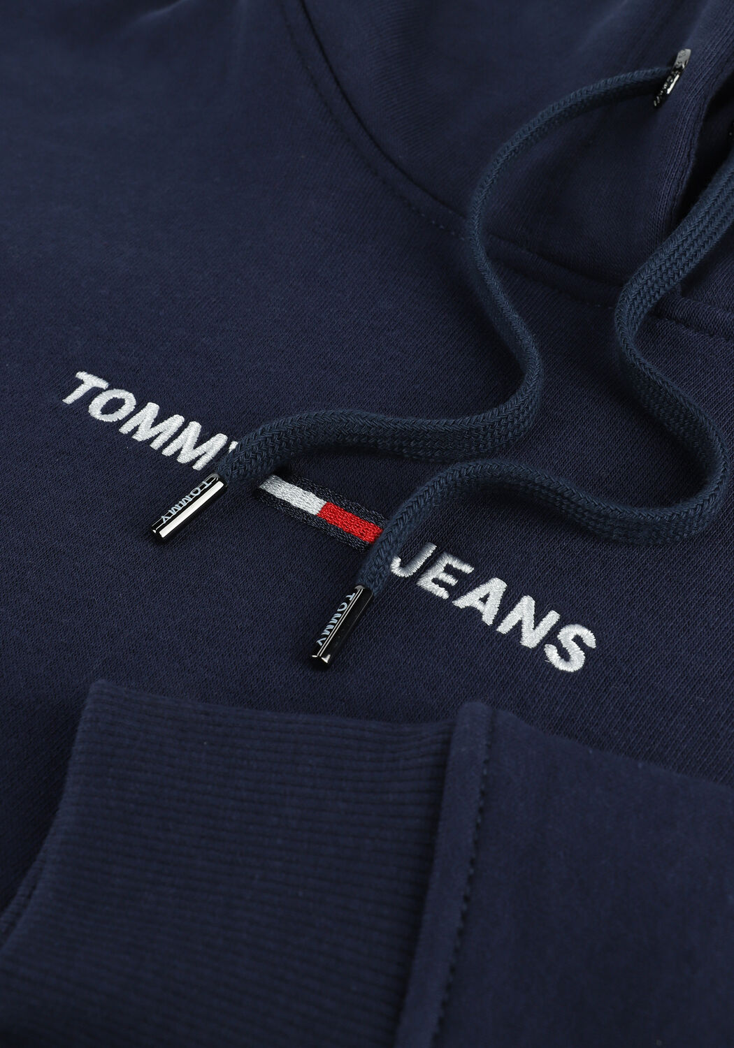 Donkerblauwe TOMMY JEANS Sweater TJW LINEAR LOGO HOODIE - large