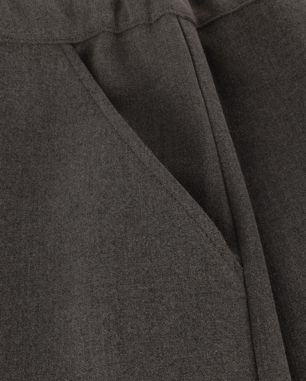 Grijze JANICE Wijde broek RINGO - large