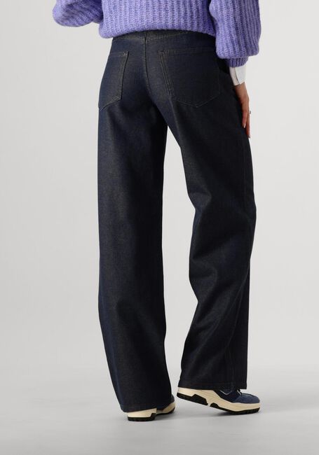Donkerblauwe OBJECT Wide jeans OBJZILVIO HW MARINA JEANS - large