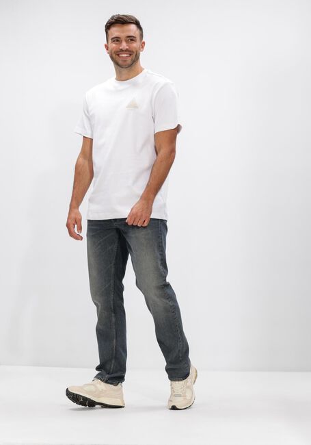 Witte G-STAR RAW T-shirt SMALL LOGO R T - large