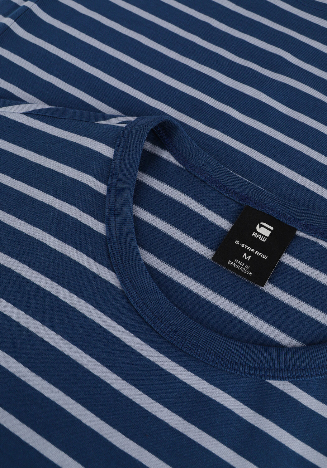 Blauwe G-STAR RAW T-shirt STRIPE SLIM R T - large