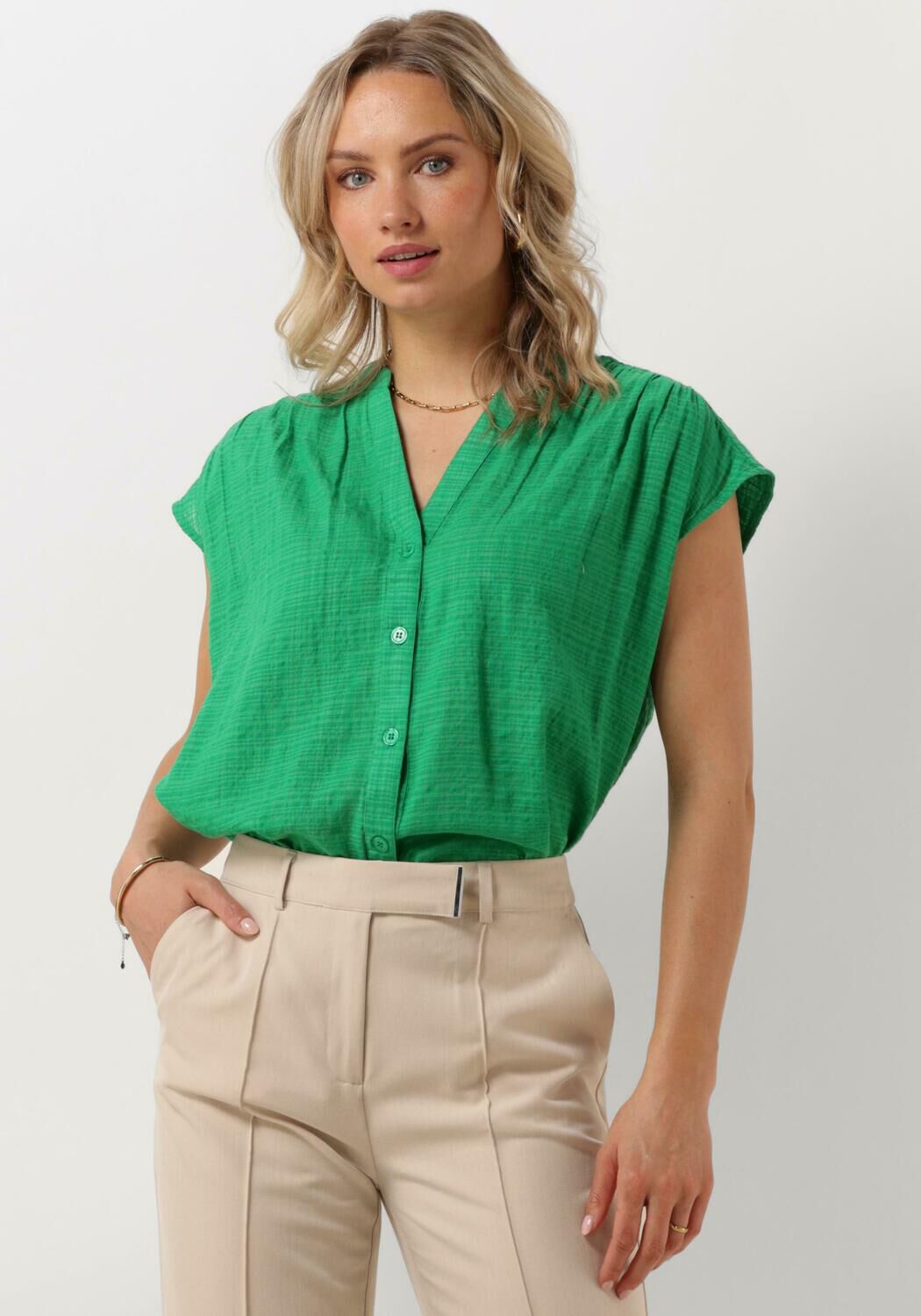 STELLA FOREST Dames Blouses E24ch041 Groen