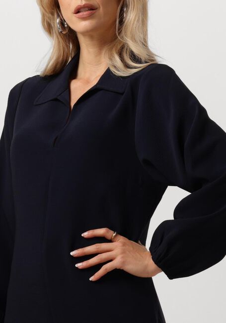 Donkerblauwe ANOTHER LABEL Mini jurk FARIDA DRESS L/S - large
