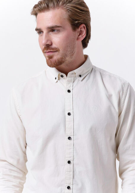 Witte DSTREZZED Casual overhemd BUTTON DOWN SHIRT BABYCORD - large