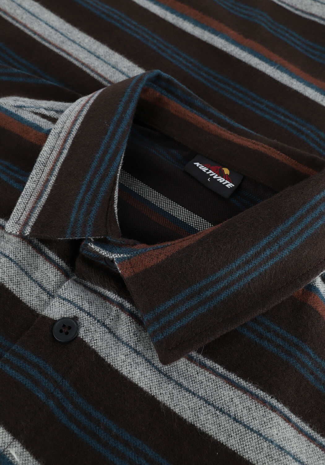 Bruine KULTIVATE Overshirt ST NATIVE - large
