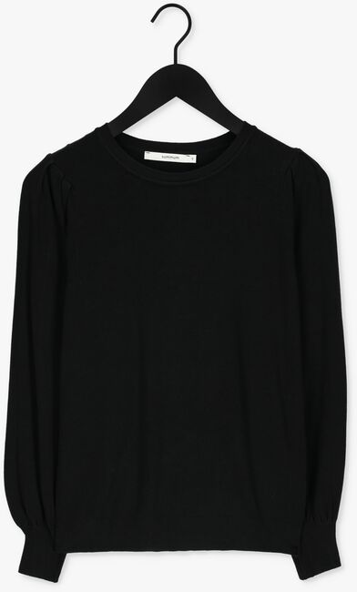Zwarte SUMMUM Sweater PUFFY SLEEVE SWEATER BASIC KNIT - large
