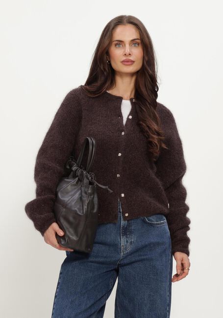 Bruine STUDIO ANNELOES Trui Bibi sparkle cardigan - large