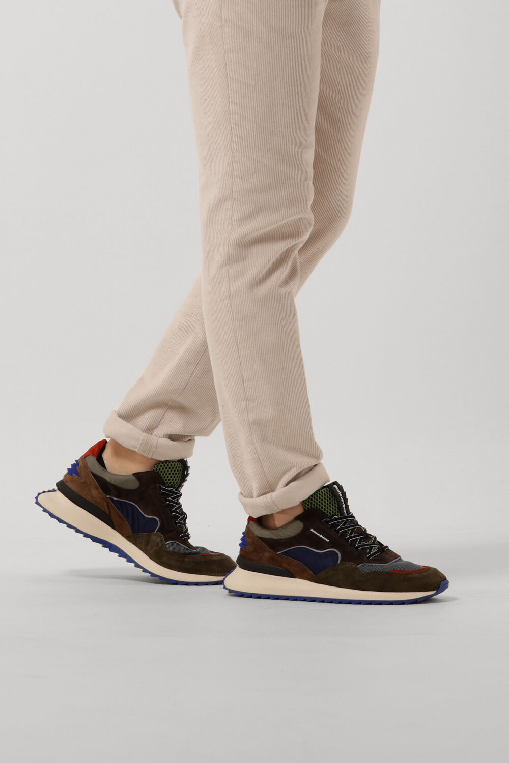 Groene FLORIS VAN BOMMEL Lage sneakers SFM-10100 - large