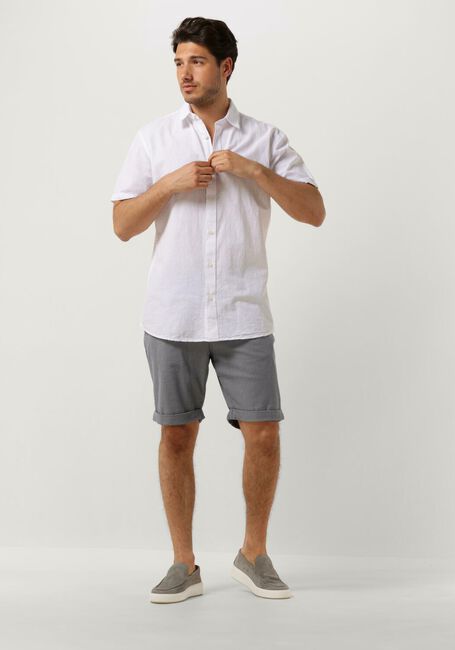 Lichtblauwe SELECTED HOMME Korte broek SLHSLIM-LUTON FLEX SHORTS NOOS - large