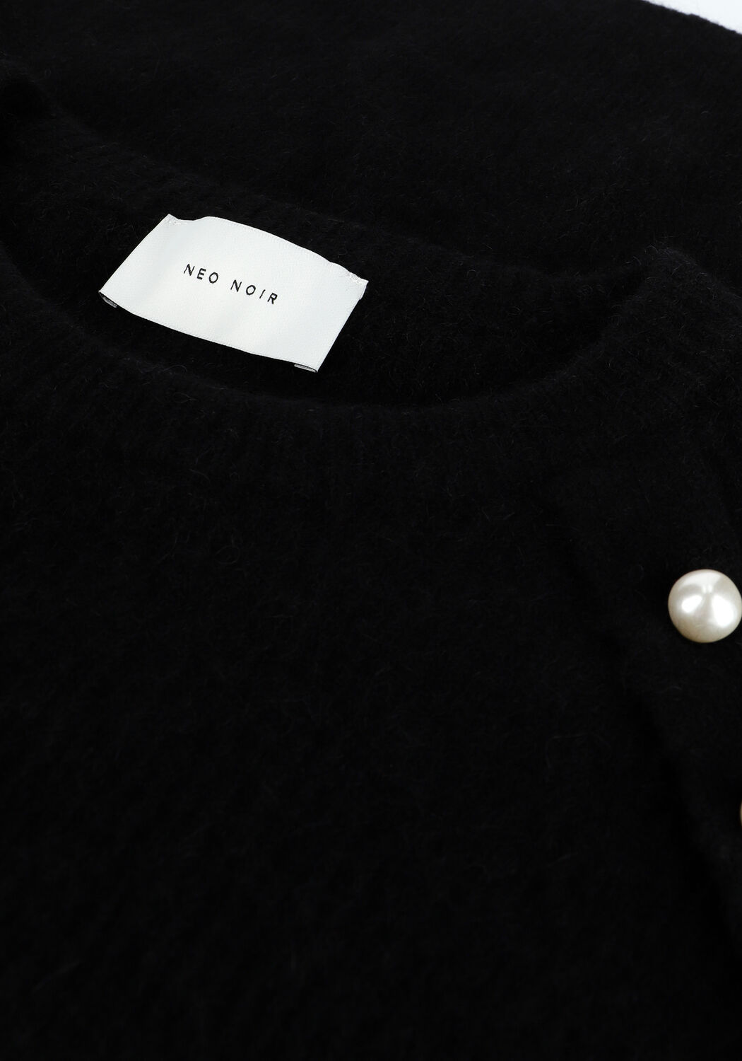 Zwarte NEO NOIR Trui ASLI KNIT BLOUSE - large