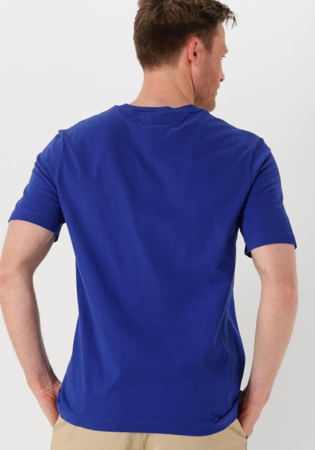 TOMMY HILFIGER Heren Polo's & T-shirts Ess Seasonal Reg Fit Solid Tee Blauw