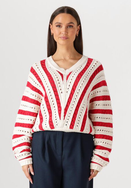 Rode CATWALK JUNKIE Trui AJOUR KNIT - large