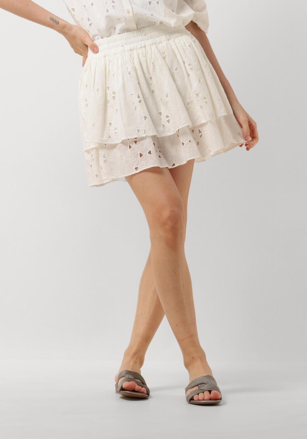 witte amaya amsterdam minirok teddy