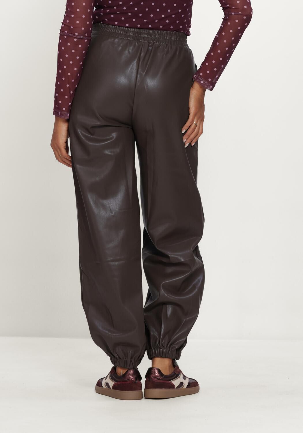 YDENCE Dames Broeken Pants Harlow Bruin