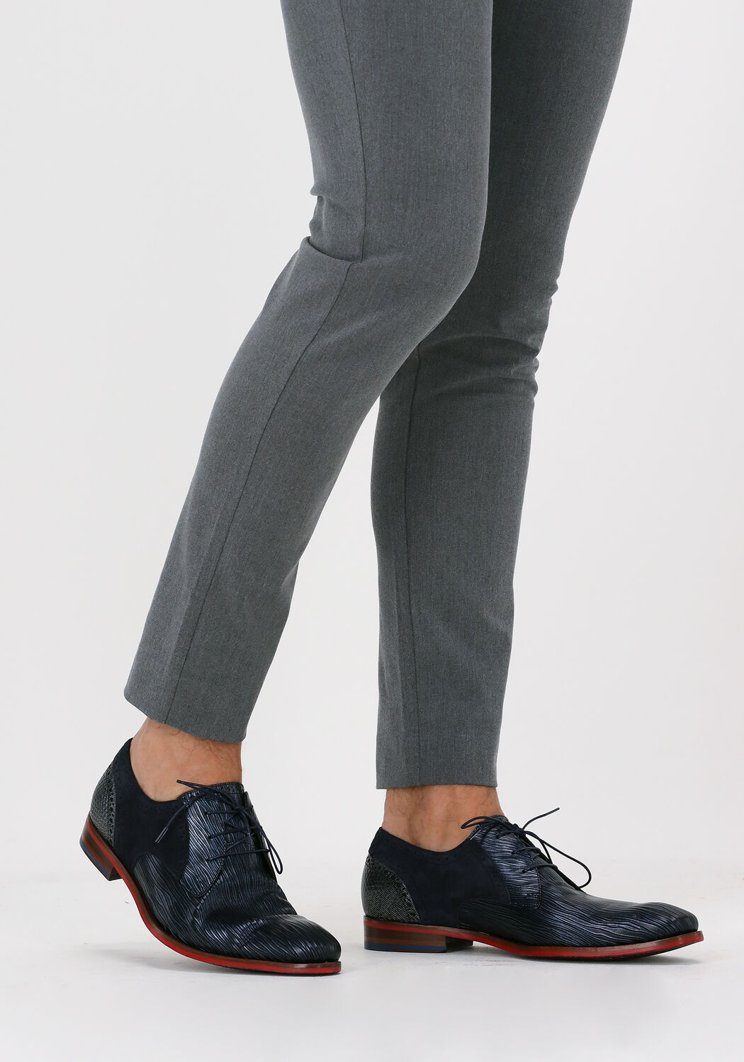 Blauwe FLORIS VAN BOMMEL Nette schoenen 18107 - large