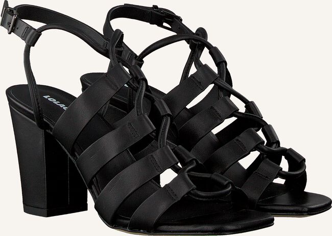 Zwarte LOLA CRUZ Platte sandalen 341Z10BK Zwarte LOLA CRUZ Platte sandalen 341Z10BK - large