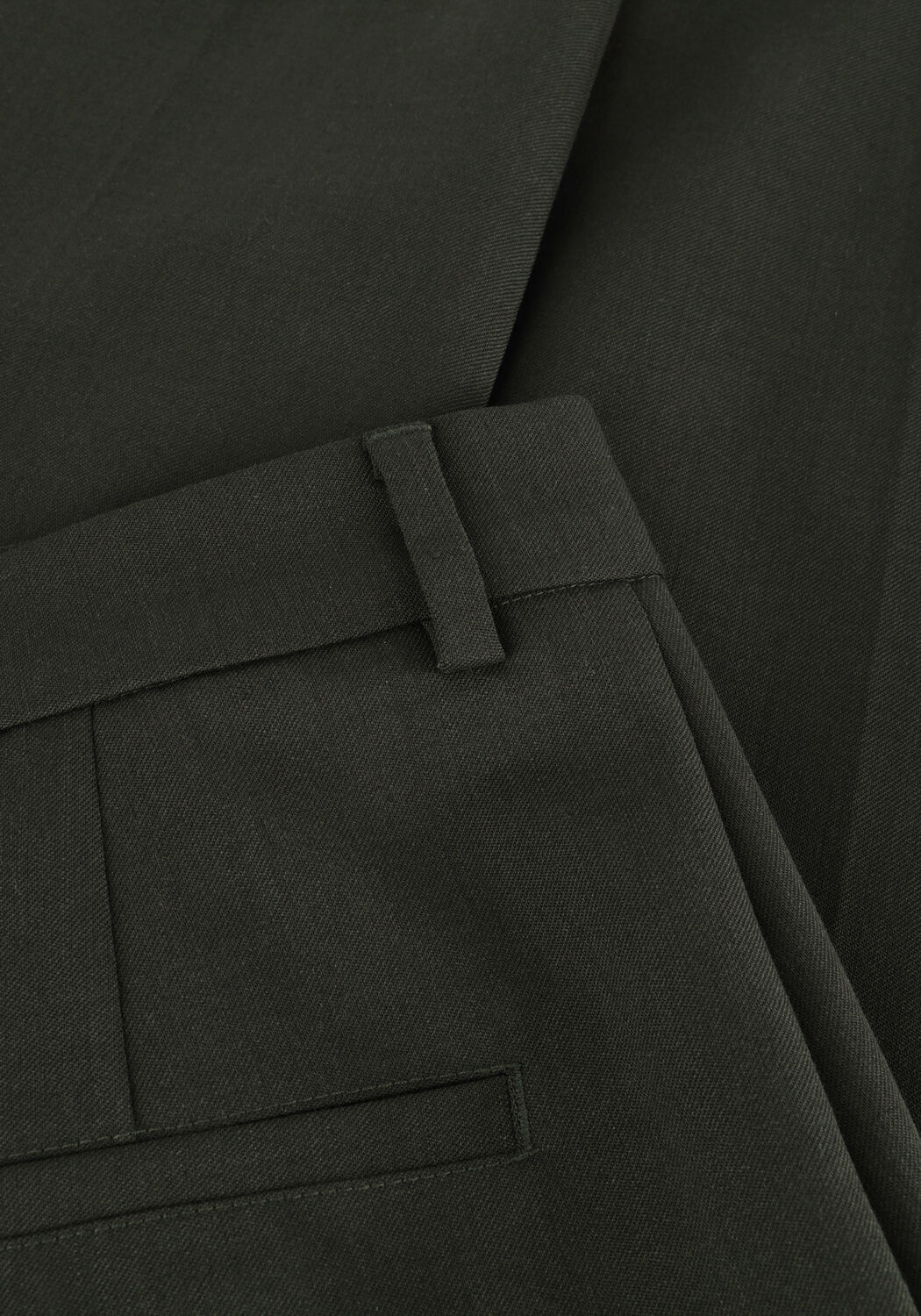 Groene VANILIA Pantalon CAPRI WOOL PANTS - large