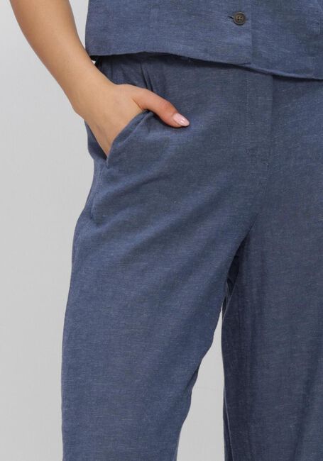 Blauwe MSCH COPENHAGEN Pantalon MSCHPENNIE GINIA HW PANTS - large