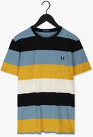 Donkerblauwe FRED PERRY T-shirt BOLD STRIPE T-SHIRT