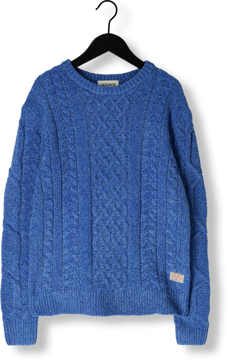 SCOTCH & SODA Jongens Truien & Vesten Chenille Knit Pullover Blauw