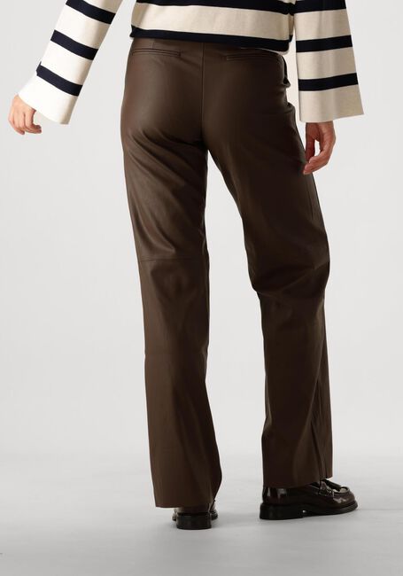 Bruine KNIT-TED Wijde broek NAOMI PANT - large