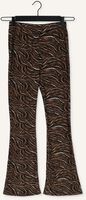 Bruine COLOURFUL REBEL Flared broek TIGER PEACHED FLARE PANTS Bruine COLOURFUL REBEL Flared broek TIGER PEACHED FLARE PANTS - medium