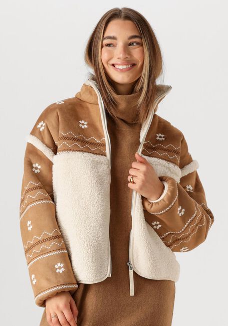 Camel UGG Jassen MARLENE JACKET ATHERSON - large