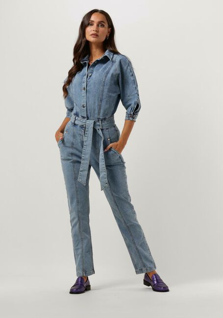 Blauwe FREEBIRD Jumpsuit DENIM-TWILL-COT-23-3 - large