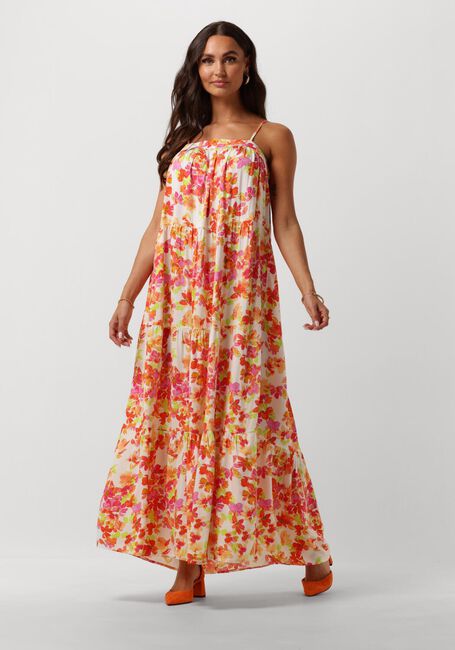 Oranje Y.A.S. Maxi jurk YASFLIMA STRAP ANKLE DRESS - large