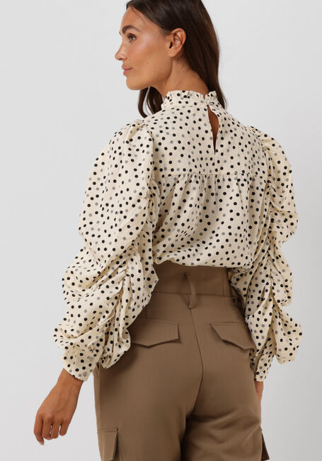 Ecru CO'COUTURE Blouses DOT DRAPE SLEEVE BLOUSE - large