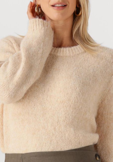 Beige MODSTRÖM Trui PHILIPMD O-NECK - large