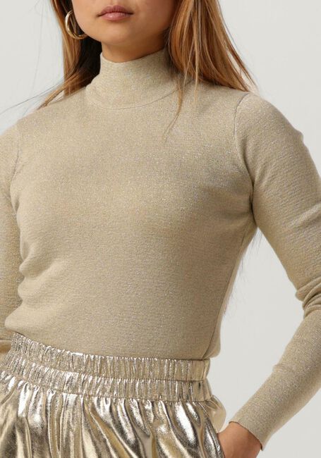 Gouden EST'SEVEN Longsleeves EST'TURTLE NECK LUREX NIKOLE - large