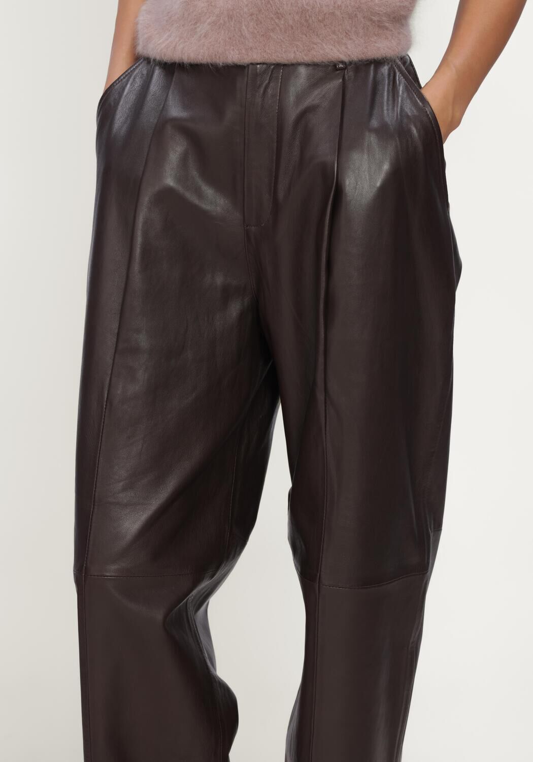 Bruine JANICE Broeken BARREL BALTI - large