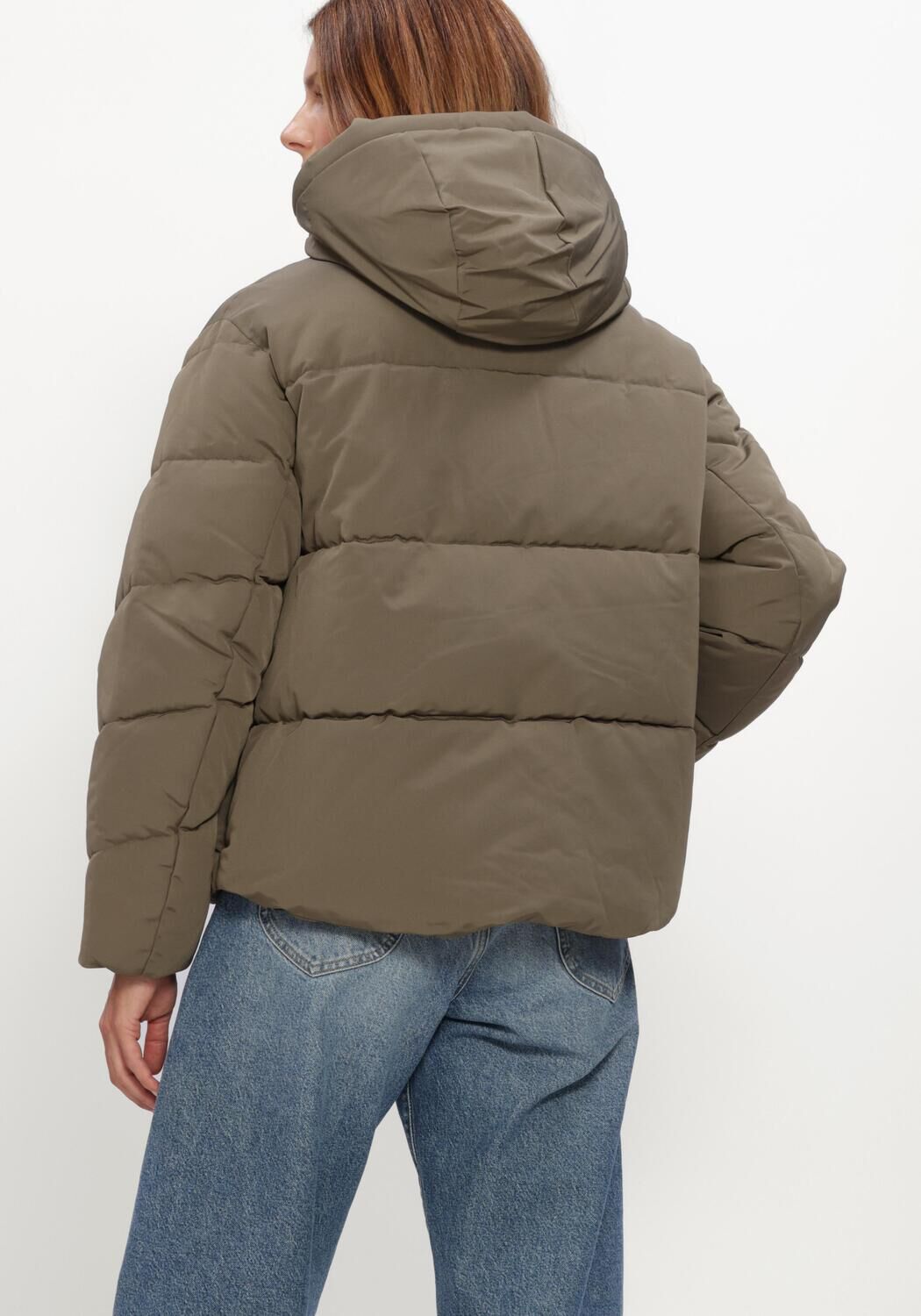 Khaki WITHBLACK Gewatteerde jas WBLGLORIAN PUFFER JACKET - large