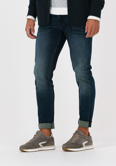 Blauwe VANGUARD Slim fit jeans V850 MID FOUR WAY - large