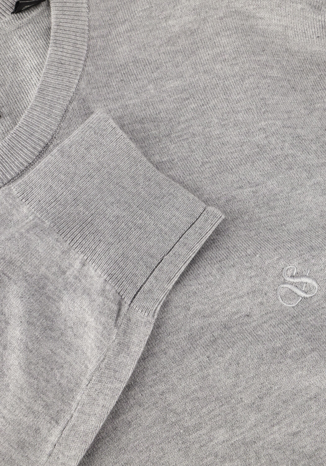 Grijze SCOTCH & SODA Trui VISCOSE PULLOVER CREWNECK - large