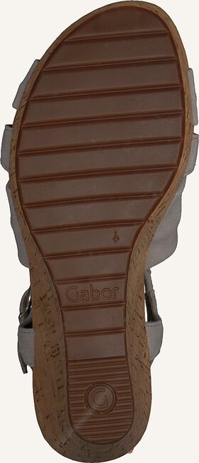 Taupe GABOR Platte sandalen 828 Taupe GABOR Platte sandalen 828 - large