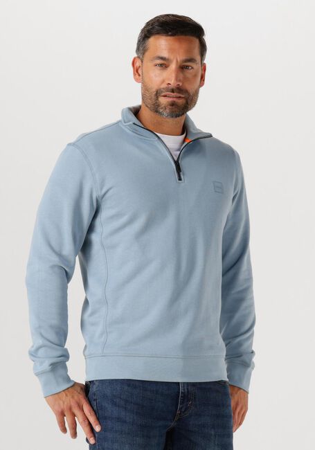 Lichtblauwe BOSS ORANGE Sweater ZETRUST - large
