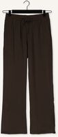 Bruine NEO NOIR Wijde broek KULY CREPE SATIN PANTS Bruine NEO NOIR Wijde broek KULY CREPE SATIN PANTS - medium