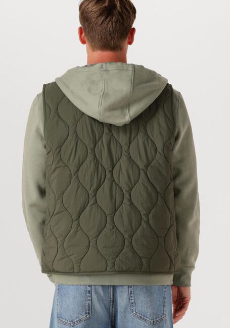 Groene TOMMY JEANS Bodywarmer TJM QUILTED VEST EXT - large