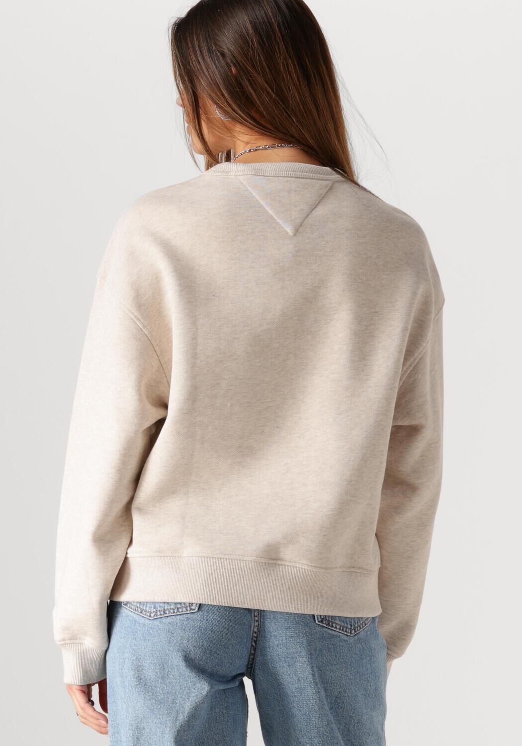 TOMMY JEANS Dames Truien & Vesten Tjw Bxy Badge Crew Beige