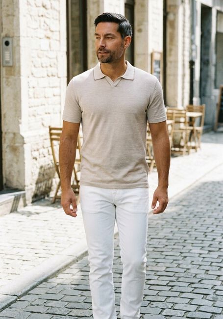 Beige STEFANO LAURAN Polo POLO BORRE - large