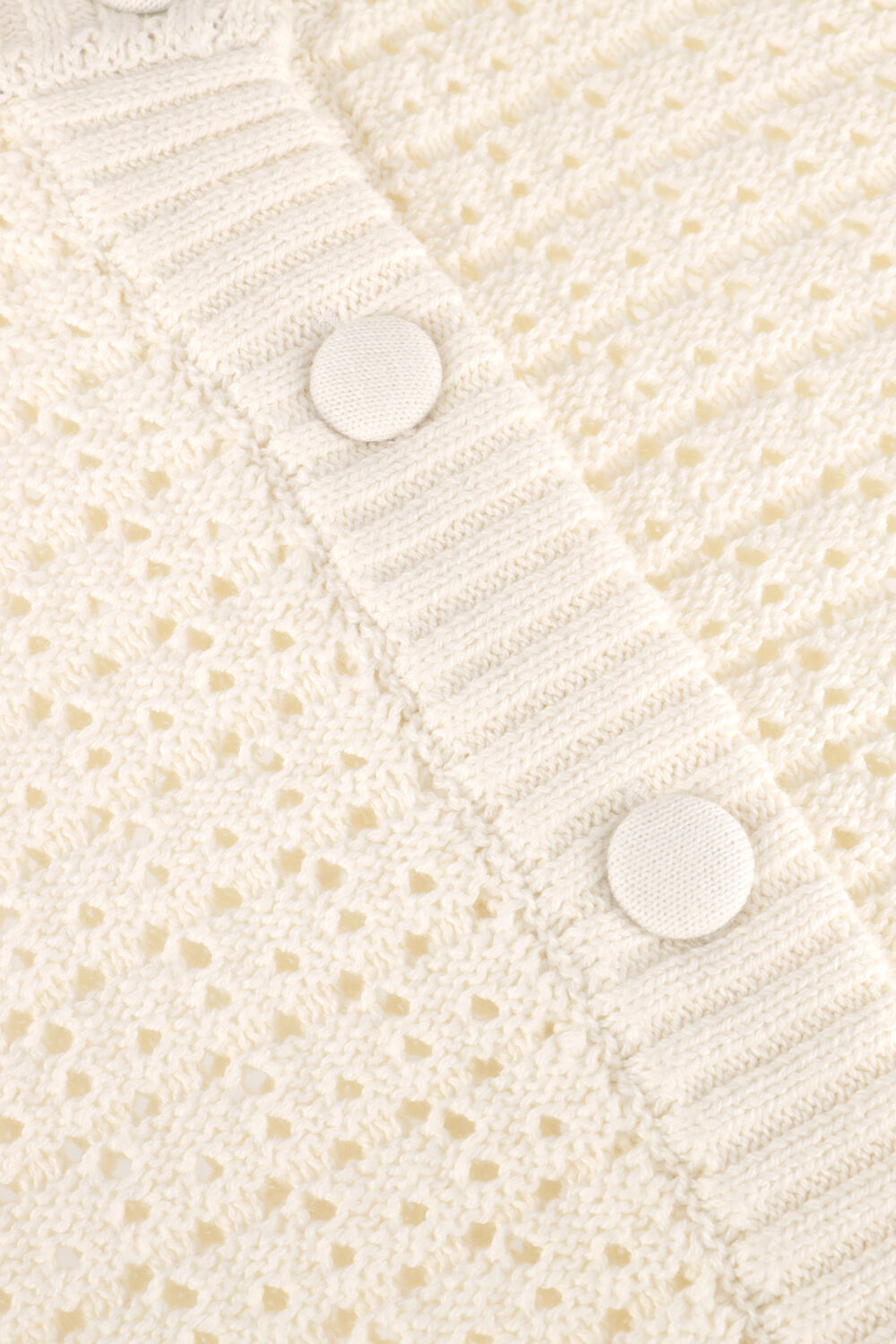 Ecru MSCH COPENHAGEN Vest MSCHTINNA CARDIGAN - large