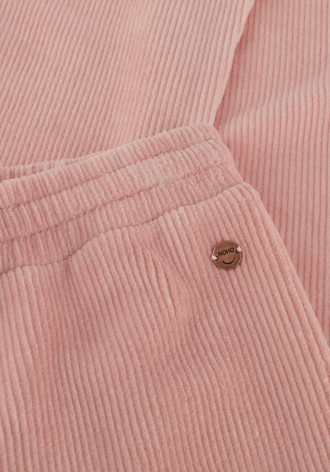 Lichtroze NONO Flared broek SADY VELVET FLARED PANTS - large