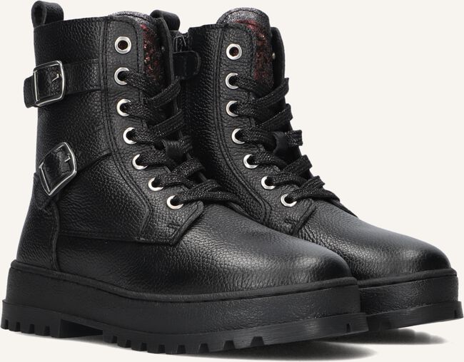 Zwarte TON & TON Veterboots DITTE Zwarte TON & TON Veterboots DITTE - large